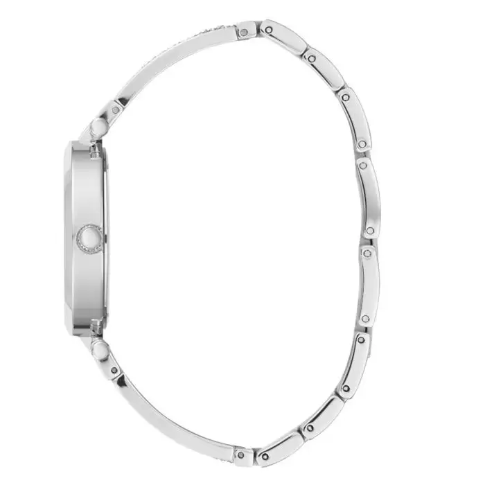 SKU-48169 / GUESS Aurora Silver Crystals Stainless Steel Bracelet