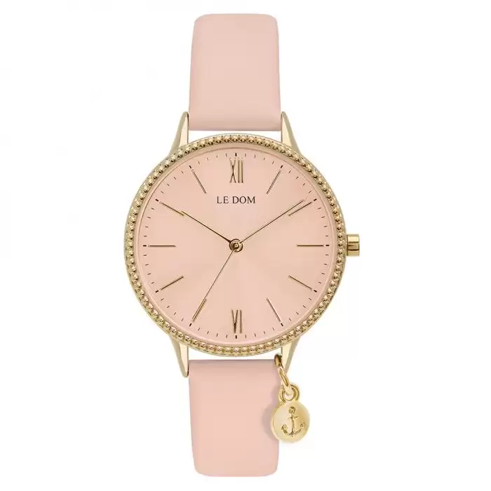 SKU-48032 / LE DOM Anchor Pink Leather Strap