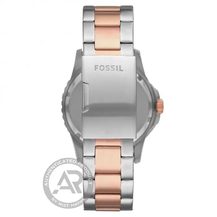 Ρολόι Ανδρικό FOSSIL FB-01 με Δίχρωμο Μπρασελέ από Ανοξείδωτο Ατσάλι | FS5654 SKU-48256