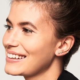 Σκουλαρικια Ear Cuff PDPAOLA Glow Ασήμι 925° με Ζιργκόν SKU-48779