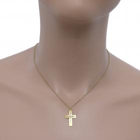 Σταυρός Χρυσός & Λευκόχρυσος Κ9 SKU-48499