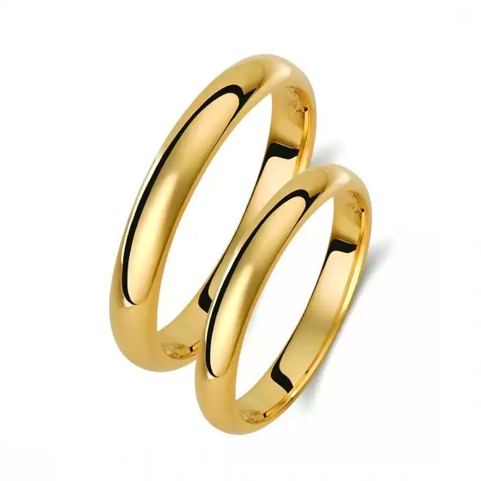 SKU-49321 / Βέρες Γάμου Jeweler Ανατομικές Χρυσός Κ9-Κ14-Κ18

