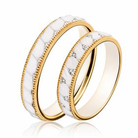 Βέρες Γάμου Jeweler Λευκόχρυσος & Χρυσός, Κ9-Κ14-Κ18 SKU-49919