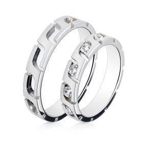 Βέρες Γάμου Jeweler Λευκόχρυσος, Κ9-Κ14-Κ18 SKU-49921