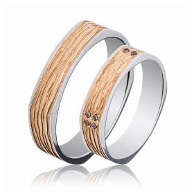 Βέρες Γάμου Jeweler Λευκόχρυσος & Χρυσός, Κ9-Κ14-Κ18 SKU-49912