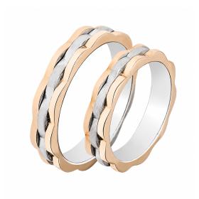 Βέρες Γάμου Jeweler Λευκόχρυσος & Χρυσός, Κ9-Κ14-Κ18 SKU-49913