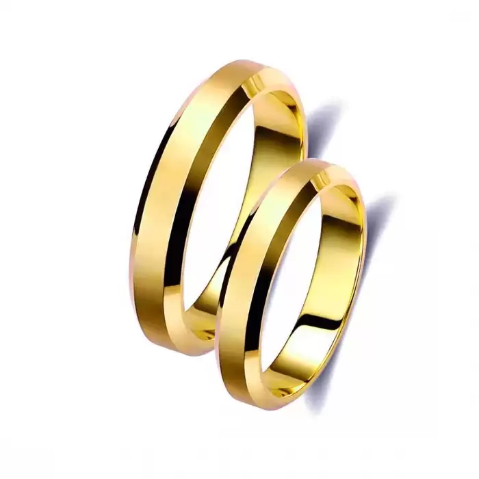 SKU-49357 / Βέρες Γάμου Jeweler με Φάλτσο Χρυσός Κ9-Κ14-Κ18
