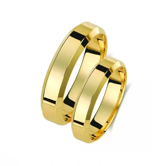 SKU-49363 / Βέρες Γάμου Jeweler με Φάλτσο Χρυσός Κ9-Κ14-Κ18

