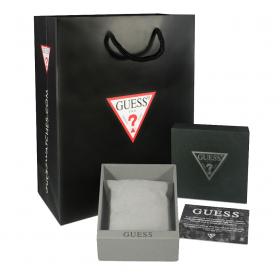 Γυναικείο Ρολόι GUESS με Κρύσταλλα & Μαύρο Λουράκι | W1264G1 SKU-49837
