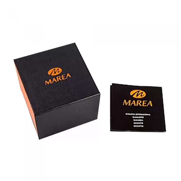 SKU-49129 / MAREA Smartwatch Black Stainless Bracelet & Black Rubber Strap Gift