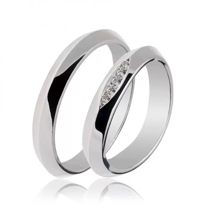 SKU-49898 / Βέρες Γάμου Jeweler Λευκόχρυσος, Κ9-Κ14-Κ18