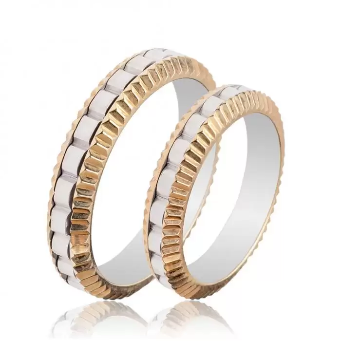 SKU-49901 / Βέρες Γάμου Jeweler Λευκόχρυσος & Χρυσός, Κ9-Κ14-Κ18
