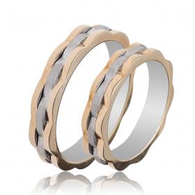 Βέρες Γάμου Jeweler Λευκόχρυσος & Χρυσός, Κ9-Κ14-Κ18 SKU-49913