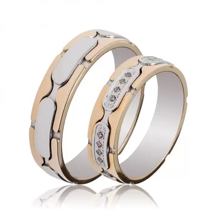 SKU-49914 / Βέρες Γάμου Jeweler Λευκόχρυσος & Χρυσός, Κ9-Κ14-Κ18