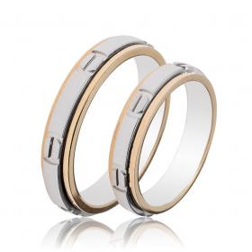 Βέρες Γάμου Jeweler Λευκόχρυσος & Χρυσός, Κ9-Κ14-Κ18 SKU-49918
