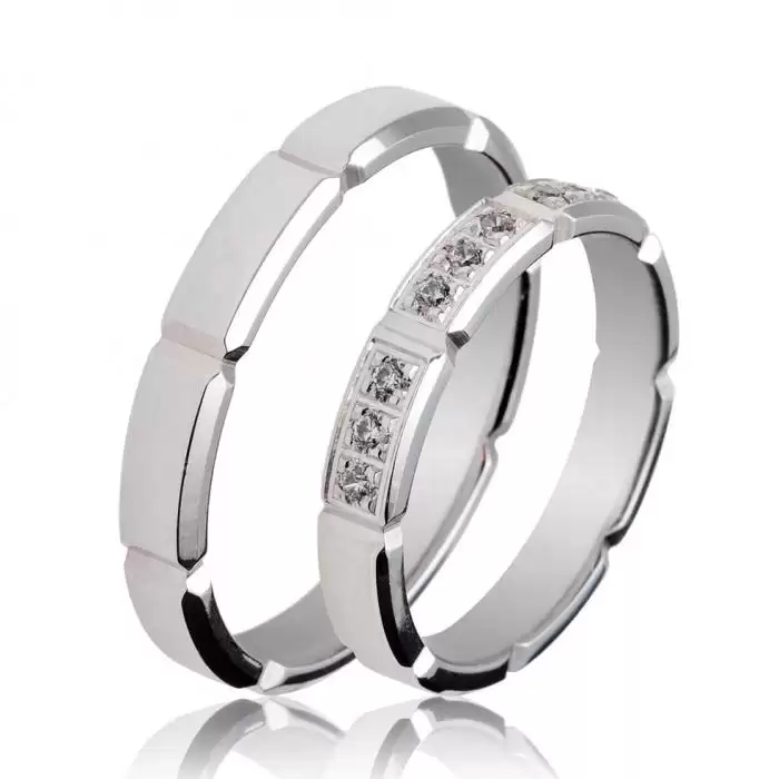 SKU-49920 / Βέρες Γάμου Jeweler Λευκόχρυσος, Κ9-Κ14-Κ18
