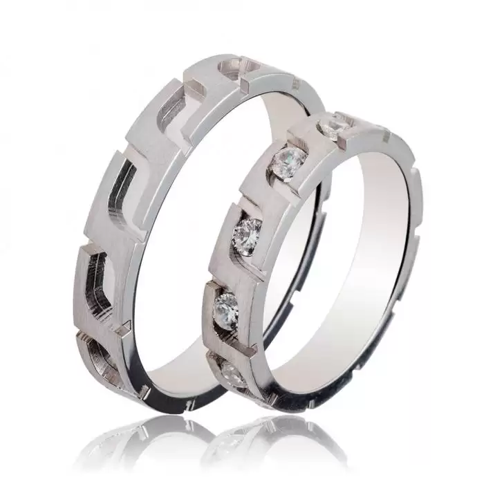 SKU-49921 / Βέρες Γάμου Jeweler Λευκόχρυσος, Κ9-Κ14-Κ18