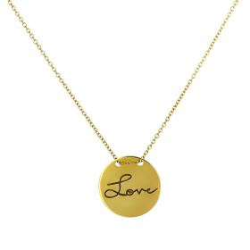 Κολιέ Love Χρυσός Κ14 SKU-50633