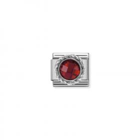 Link Nomination Red Ανοξείδωτο Ατσάλι, Ασήμι 925° & Ζιργκόν SKU-50980