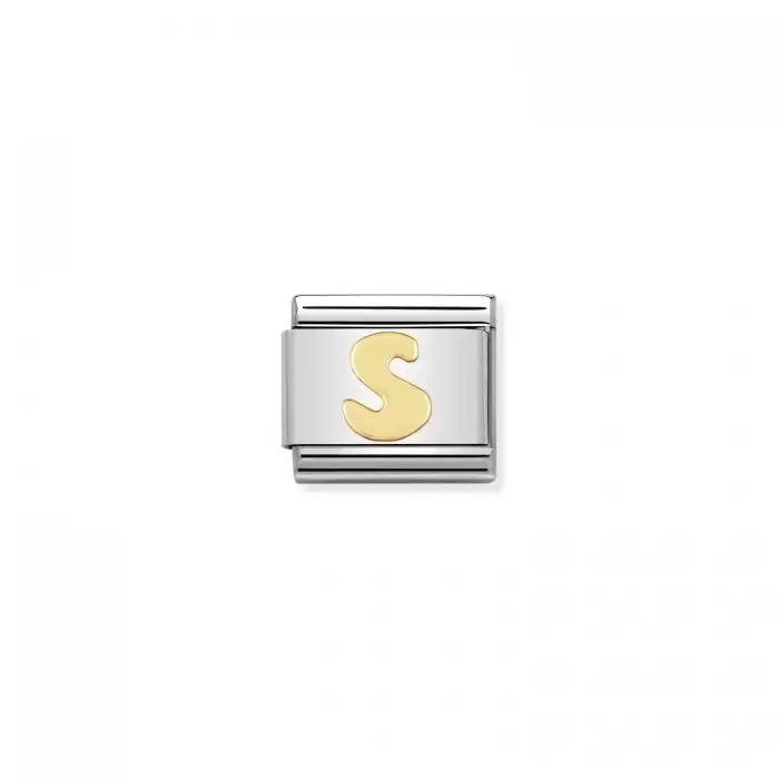 SKU-50751 / Link Nomination S Ανοξείδωτο Ατσάλι & Χρυσός Κ18
