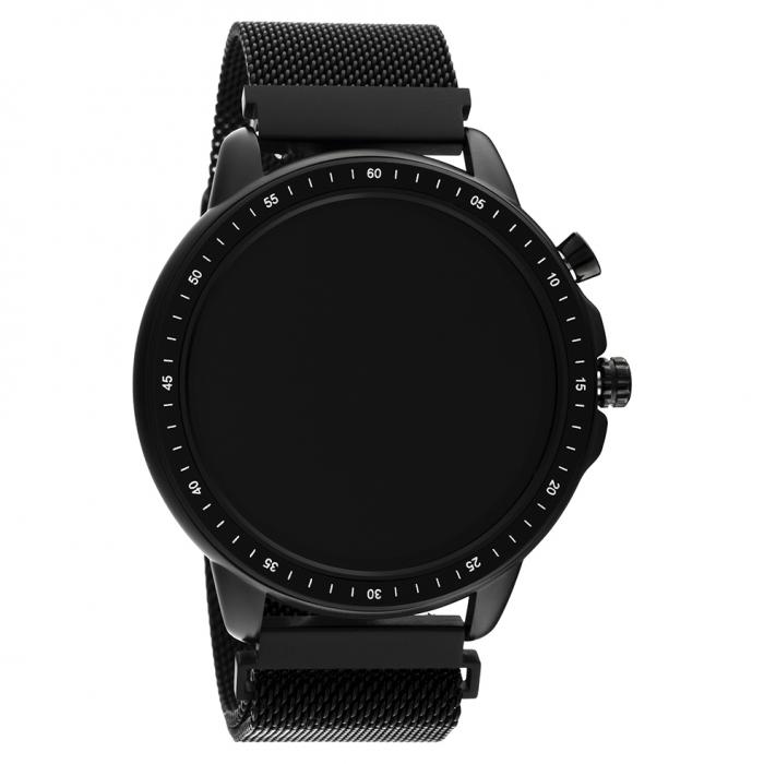 SKU-50375 / OOZOO Smartwatch Black Metal Mesh Bracelet