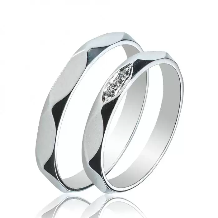 SKU-51988 / Βέρες Γάμου Jeweler Λευκόχρυσος, Κ9-Κ14-Κ18