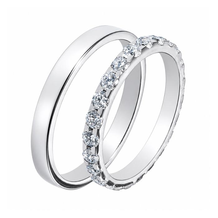 Βέρες Γάμου Jeweler Λευκόχρυσος, Κ9-Κ14-Κ18 SKU-51997