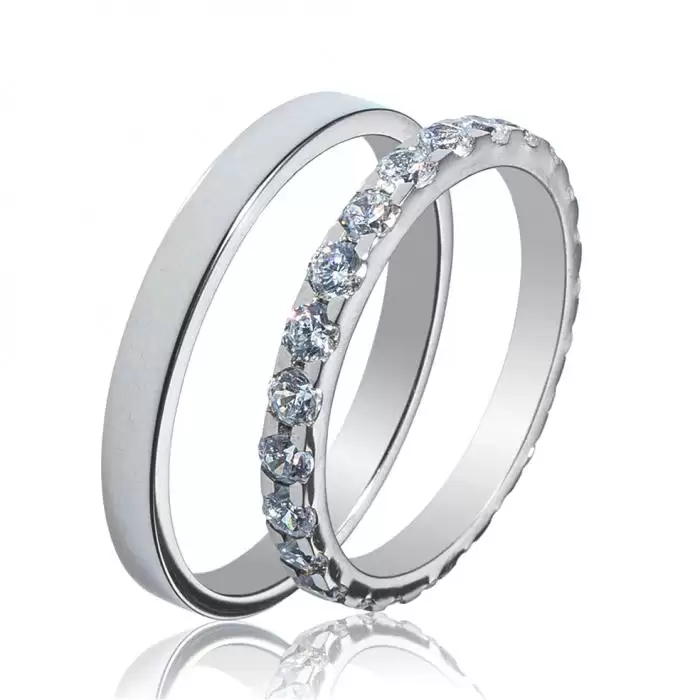 SKU-51997 / Βέρες Γάμου Jeweler Λευκόχρυσος, Κ9-Κ14-Κ18