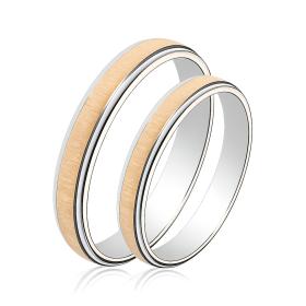 Βέρες Γάμου Jeweler Λευκόχρυσος & Χρυσός, Κ9-Κ14-Κ18 SKU-51982