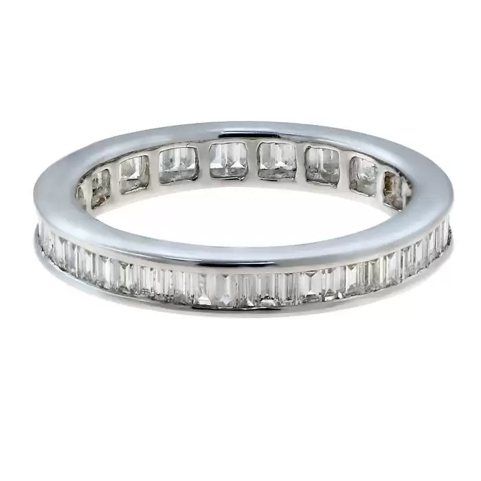 SKU-51115 / Δαχτυλίδι Σειρέ Λευκόχρυσος Κ18 με Διαμάντια
