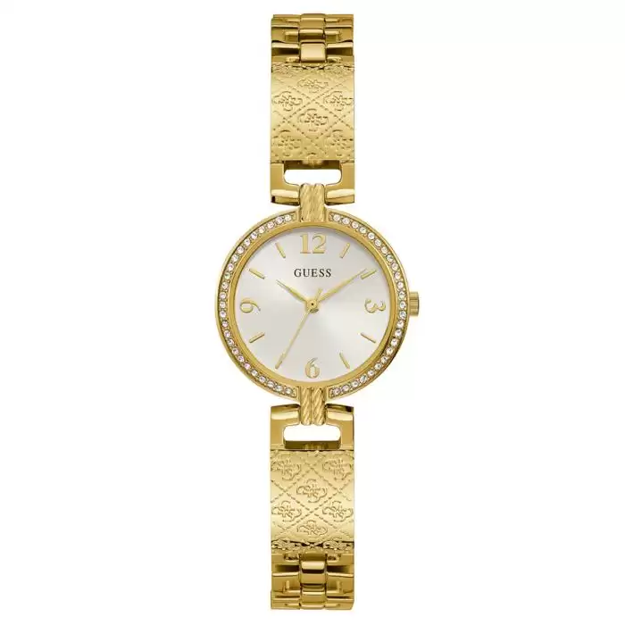 SKU-51475 / GUESS Mini Luxe Crystals Gold Stainless Steel Bracelet