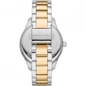 Ρολόι Γυναικείο MICHAEL KORS Layton με Κρύσταλλα & Δίχρωμο Μπρασελέ από Ανοξείδωτο Ατσάλι | MK6899 SKU-51556