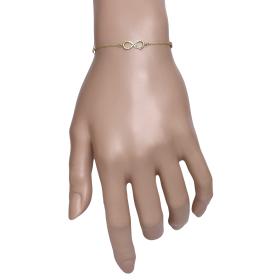 Βραχιόλι Ιnfinity Love Ασήμι 925° με Ζιργκόν SKU-52058
