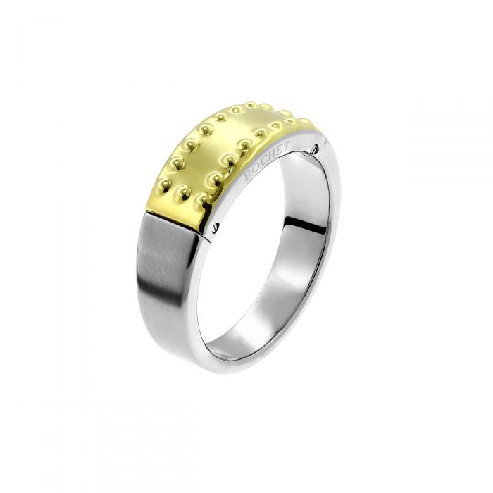 Δαχτυλίδι Rochet από Ανοξείδωτο Ατσάλι IP GOLD
