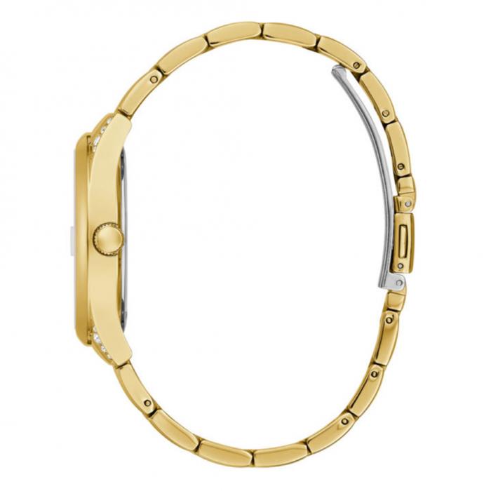 GUESS Aura Crystals Gold Stainless Steel Bracelet