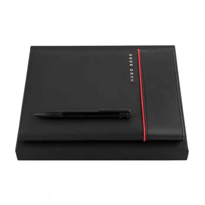 SKU-52210 / Σετ Hugo Boss Explore Ballpoint Pen & Conference Folder A5