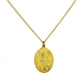 Μενταγιόν Φυλαχτό Άγιος Αντώνιος Χρυσός Κ14 SKU-52695