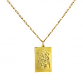 Μενταγιόν Φυλαχτό Άγιος Στυλιανός Χρυσός Κ14 SKU-52716