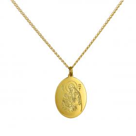 Μενταγιόν Φυλαχτό Άγιος Στυλιανός Χρυσός Κ14 SKU-52716