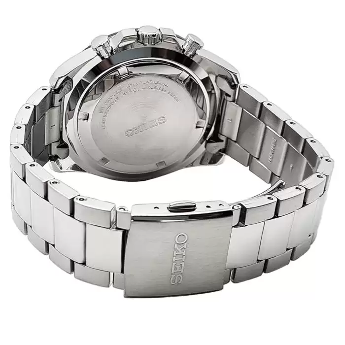 SKU-52202 / SEIKO Chronograph Silver Stainless Steel Bracelet