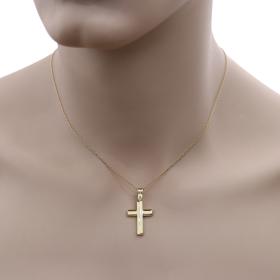 Σταυρός Ανδρικός Χρυσός Κ9 SKU-52801