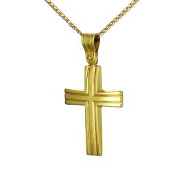 Σταυρός Ανδρικός Χρυσός Κ9 SKU-52801