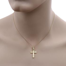 Σταυρός Ανδρικός Χρυσός Κ9 SKU-52801