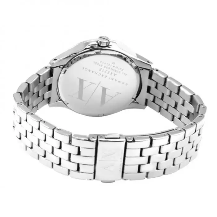 SKU-53416 / ARMANI EXCHANGE Hampton Crystals Silver Stainless Steel Bracelet