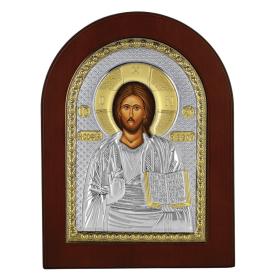 Ασημένια Εικόνα Prince Silvero ΧΡΙΣΤΟΣ SKU-53844