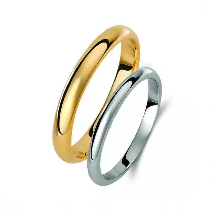 SKU-53471 / Βέρες Γάμου Jeweler Λευκόχρυσος & Χρυσός K9-Κ14-K18