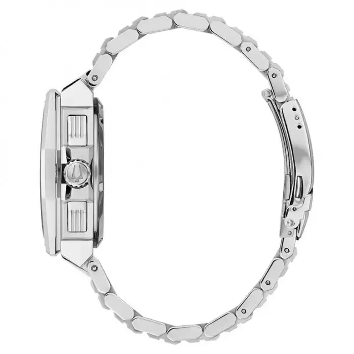 SKU-53543 / BULOVA Precisionist Chronograph Silver Stainless Steel Bracelet Special Edition