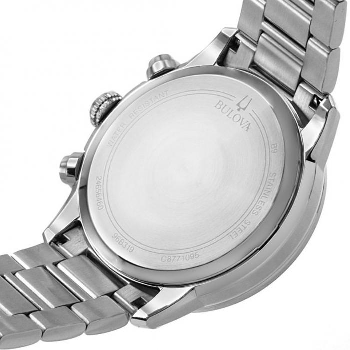 SKU-53542 / BULOVA Sutton Chronograph Silver Stainless Steel Bracelet