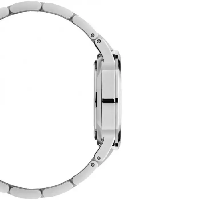 Ρολόι DANIEL WELLINGTON Iconic Link με Ασημί Μπρασελέ από Ανοξείδωτο Ατσάλι | DW00100205 SKU-53983