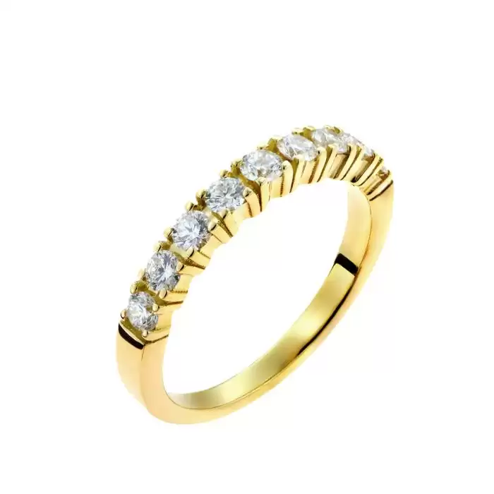 SKU-53822 / Δαχτυλίδι Σειρέ Χρυσός Κ18 με Διαμάντια